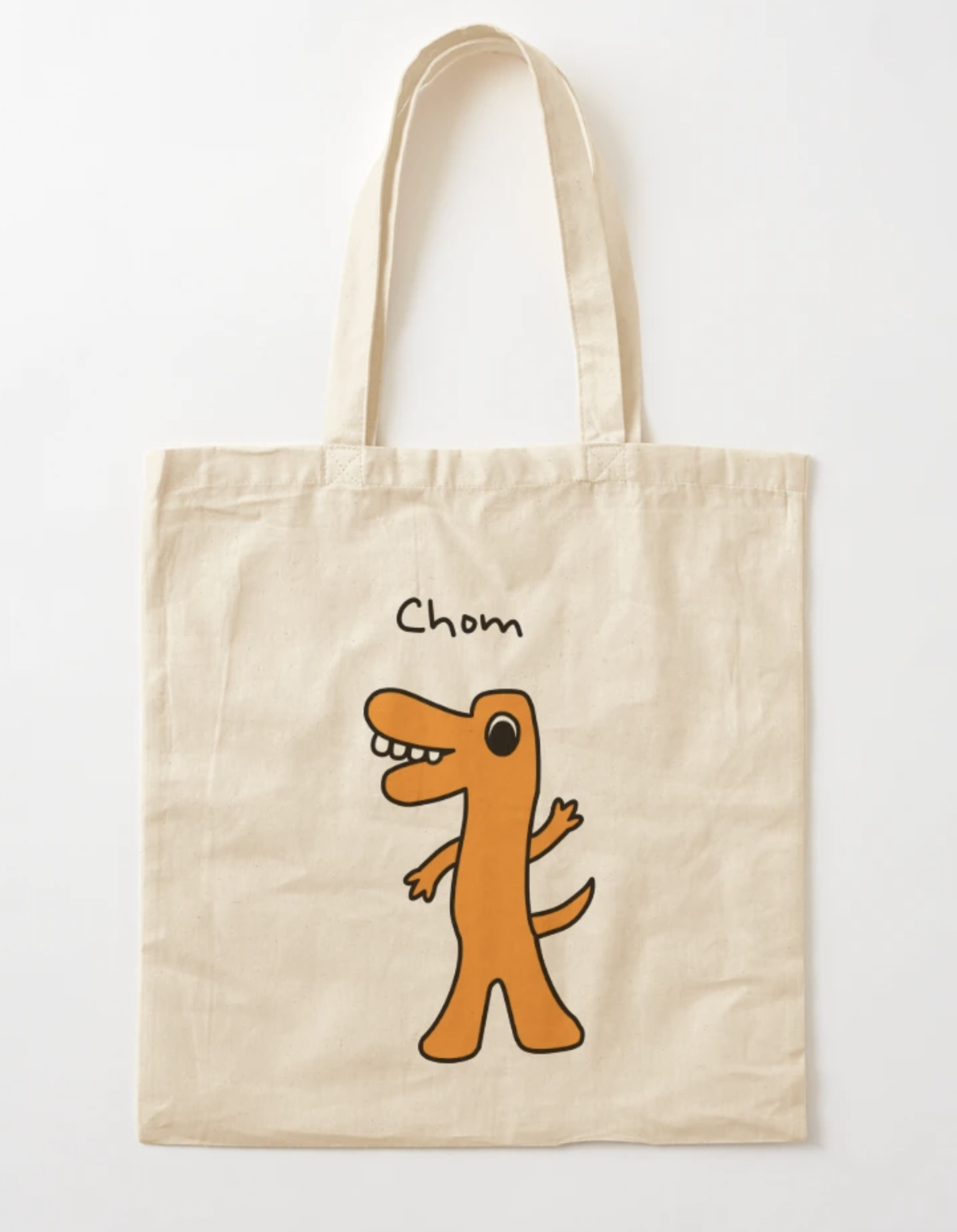 Chom the Dino Tote Bag - Cotton