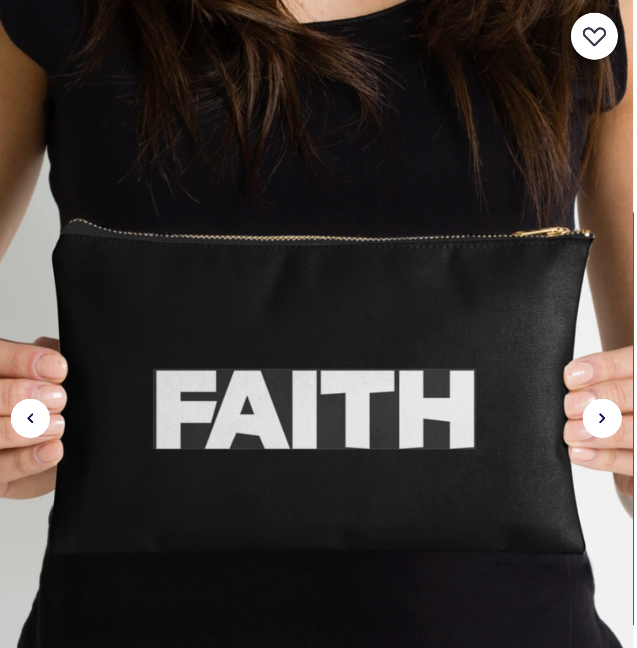 Faith Zipper Pouch