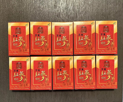 Honey Sliced Korean Red Ginseng 200g (20g x 10 packs) 1box, 고려홍삼절편 1박스