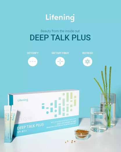 Incellderm LIFENING Deep Talk Plus 5.5g x 60pcs Health Food Dietary Fiber Korean