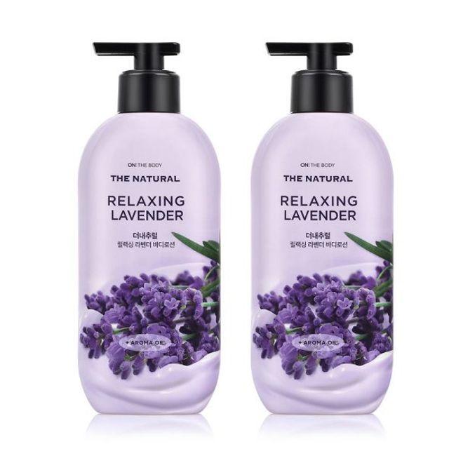 On the Body The Natural Body Lotion Lavender 400ml x 2,