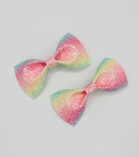 Rainbow Sparking Mini Hair Clips, Cute Hair Pin for girls